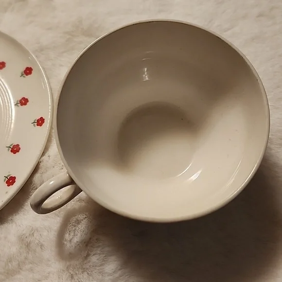 VINTAGE CAVITTI-SHAW 116D TEAPLATE & π΅ TEACUP - Picture 8 of 8